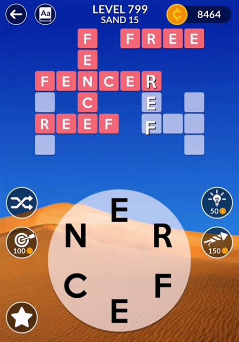 Wordscapes Puzzle Level 799 Answers, Desert Sand